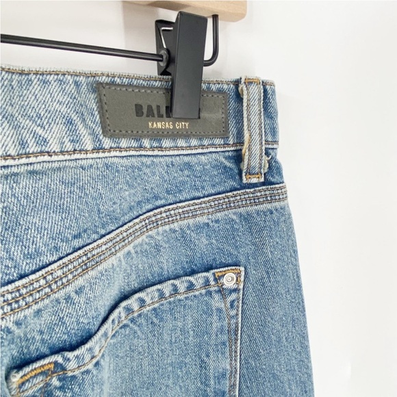 Baldwin Women's Blue 100% Cotton Willow Flare Denim Jeans Size 27 35” inseam - Picture 7 of 12